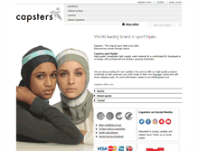 Tablet Screenshot of capsters.com